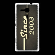 Coque Sony Xpéria SP Since 2003 gris