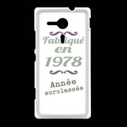 Coque Sony Xpéria SP Fabriqué en 1978 ZG