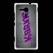 Coque Sony Xpéria SP Karine Tag