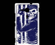 Coque Sony Xpéria SP Tête de mort Biker USA