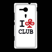 Coque Sony Xpéria SP I love Club