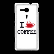Coque Sony Xpéria SP I love Coffee