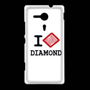 Coque Sony Xpéria SP I love Diamond