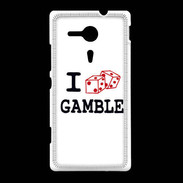Coque Sony Xpéria SP I love Gamble
