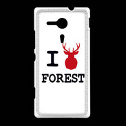 Coque Sony Xpéria SP I love Forest