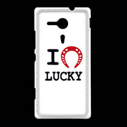 Coque Sony Xpéria SP I love Lucky