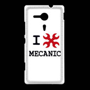 Coque Sony Xpéria SP I love Mecanic