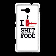 Coque Sony Xpéria SP I love Shit Food