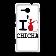Coque Sony Xpéria SP I love Chicha
