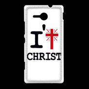 Coque Sony Xpéria SP i love Christ