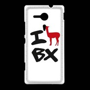 Coque Sony Xpéria SP I love Lama