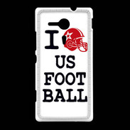 Coque Sony Xpéria SP I love US Football