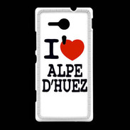 Coque Sony Xpéria SP I love Alpes d'Huez