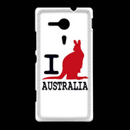 Coque Sony Xpéria SP I love Australia 2