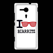 Coque Sony Xpéria SP I love Biarritz 2