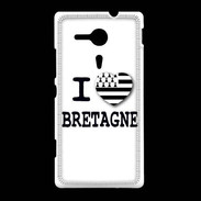 Coque Sony Xpéria SP I love Bretagne 3