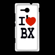 Coque Sony Xpéria SP I love BX