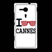 Coque Sony Xpéria SP I love Cannes 2