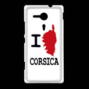 Coque Sony Xpéria SP I love Corsica 3