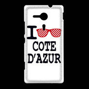 Coque Sony Xpéria SP I love Cote d'Azur 2