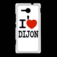 Coque Sony Xpéria SP I love Dijon