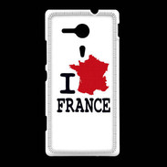 Coque Sony Xpéria SP I love France 4