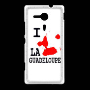 Coque Sony Xpéria SP i love Guadeloupe 2