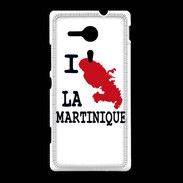 Coque Sony Xpéria SP I love La Martinique 2