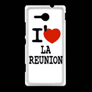 Coque Sony Xpéria SP I love La Réunion