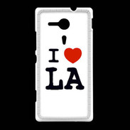 Coque Sony Xpéria SP I love L.A