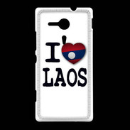 Coque Sony Xpéria SP I love Laos 2