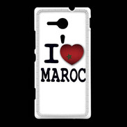 Coque Sony Xpéria SP I love Maroc 2
