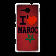 Coque Sony Xpéria SP I love Maroc 3