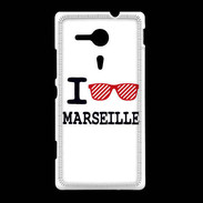 Coque Sony Xpéria SP I love Marseille 2