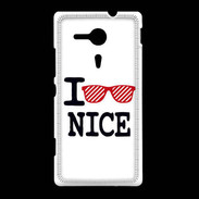 Coque Sony Xpéria SP I love Nice 2