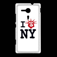 Coque Sony Xpéria SP I love New York