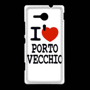 Coque Sony Xpéria SP I love Porto Vecchio