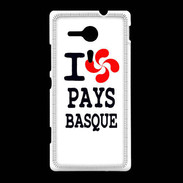 Coque Sony Xpéria SP I love Pays Basque 2