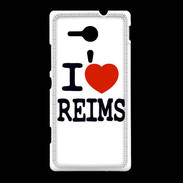 Coque Sony Xpéria SP I love Reims