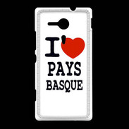 Coque Sony Xpéria SP I love Pays Basque