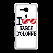 Coque Sony Xpéria SP I love Sable d'Olonne 2