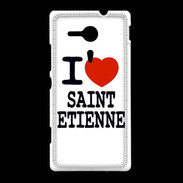 Coque Sony Xpéria SP I love Saint Etienne