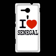 Coque Sony Xpéria SP I love Sénégal