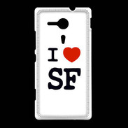 Coque Sony Xpéria SP I love SF