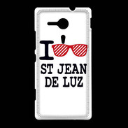 Coque Sony Xpéria SP I love Saint Jean de Luz 2