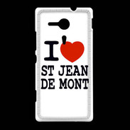 Coque Sony Xpéria SP I love Saint Jean de Mont