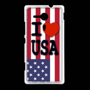 Coque Sony Xpéria SP I love USA 3