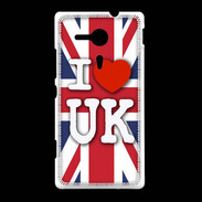 Coque Sony Xpéria SP I love UK 2