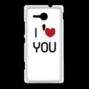 Coque Sony Xpéria SP I love you