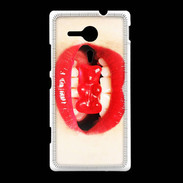 Coque Sony Xpéria SP Bouche et nounours PR